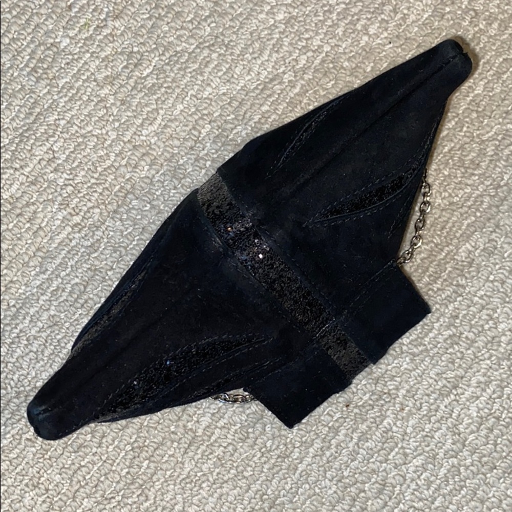 Steve Madden black suede clutch - Picture 6 of 6